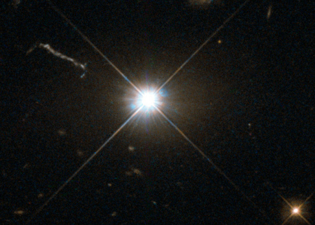 J2157-3602 знайшли в 12 мільярдах світлових років від Землі, і вчені спостерігають всі пов'язані з нею процеси з великою затримкою в часі