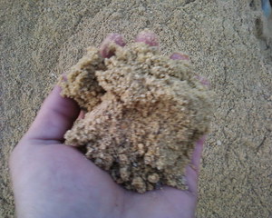 Пісок може прекрасно вбирати і утримувати в собі вологу, а цей фактор може значно збільшити його масу в 1 м³